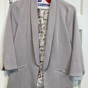 Skies Are Blue grey-lavender Blazer (size L)